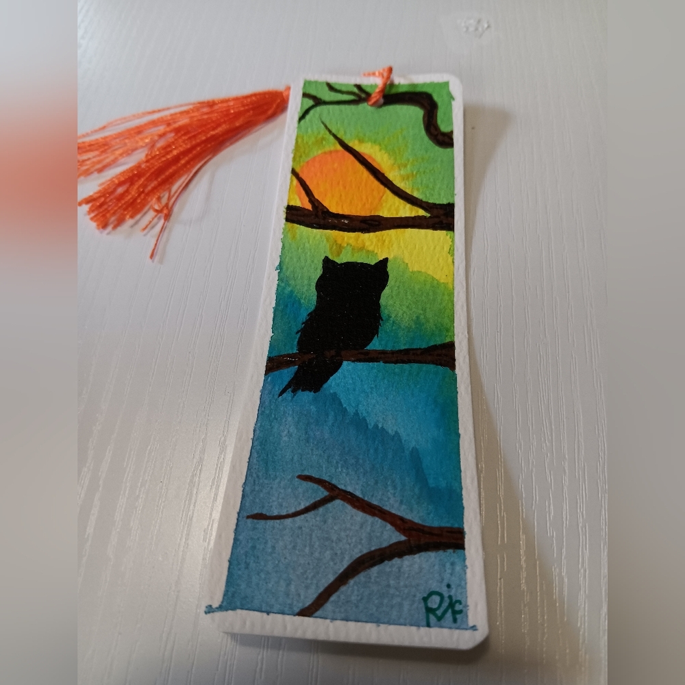 Handcrafted Owl Bookmark with Tassel